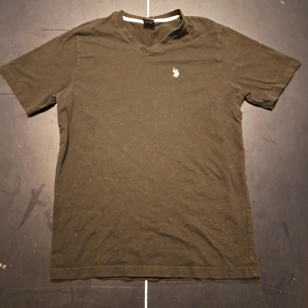 Ralph Lauren Men's Black and Brown T-shirt